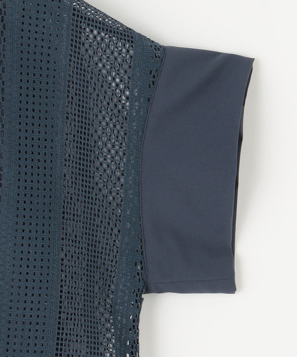 自由区 L 【洗える】レースエッジ Tシャツ&タンクトップセット トップス 