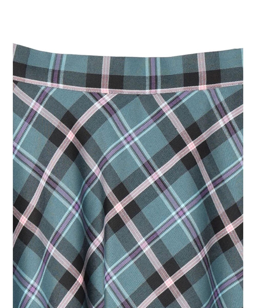 Green Parks ・Ｐｅｔｉｔ　Ｆｌｅｕｒ　バイヤスチェックフレアスカート 