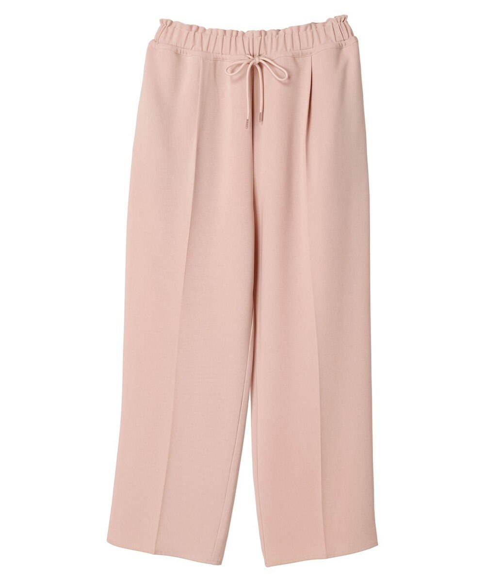 Green Parks イージーウエストセンタープレスストレートパンツ 