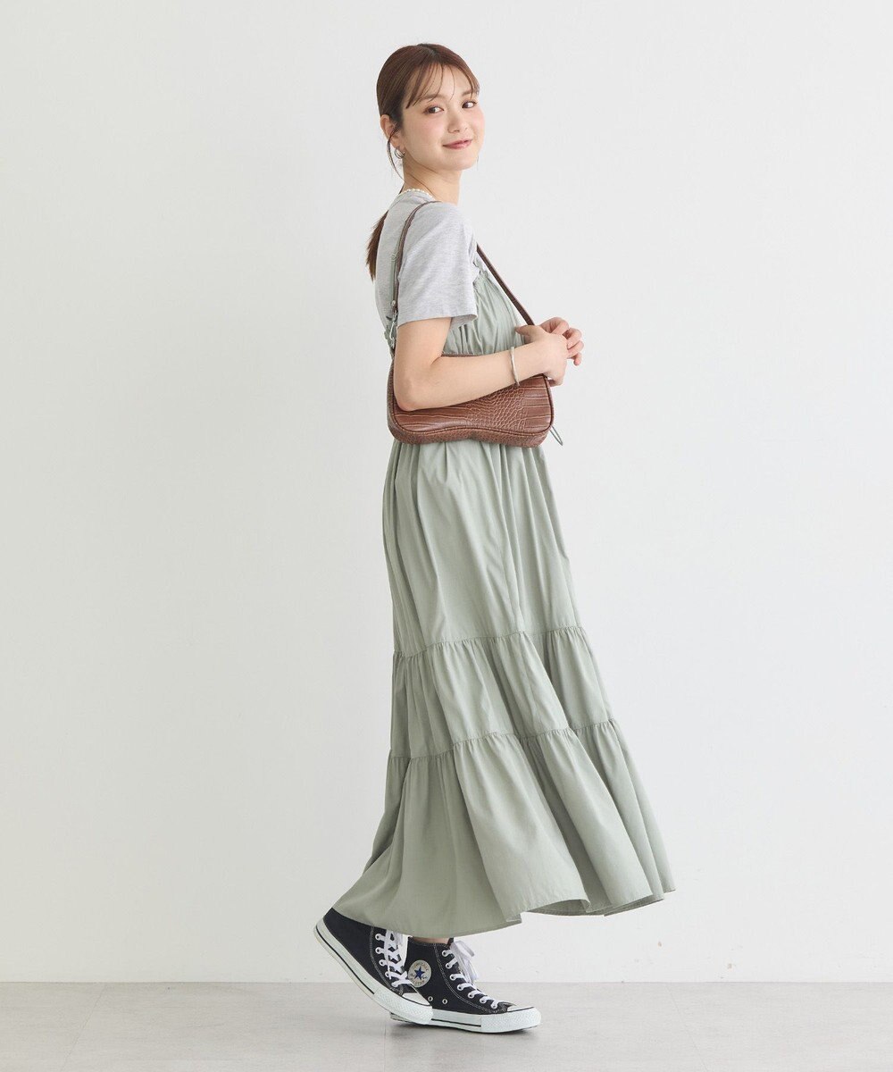 earth music&ecology ドロストシャーリングキャミワンピース 