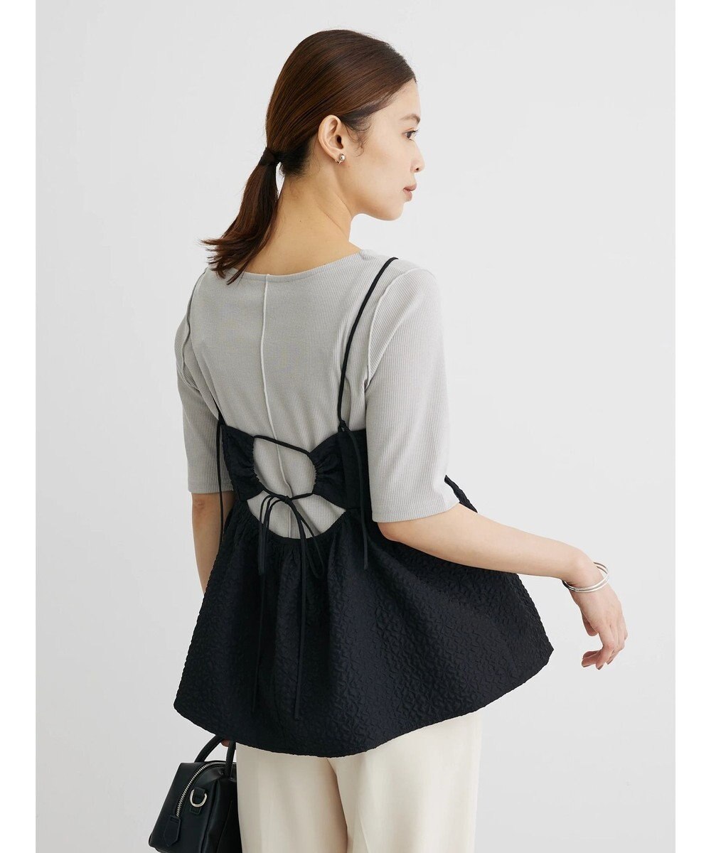 Green Parks ・ＥＬＥＮＣＡＲＥ　ＤＵＥ　フクレジャカードキャミソール 