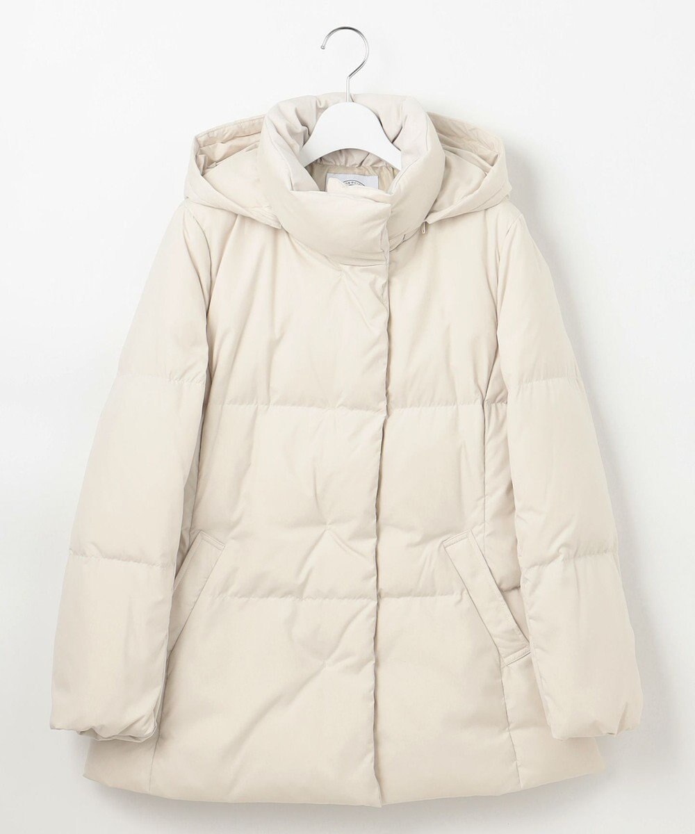 J.PRESS LADIES L 【洗える】ブラッシュドマルチポリ ショート ダウンコート 