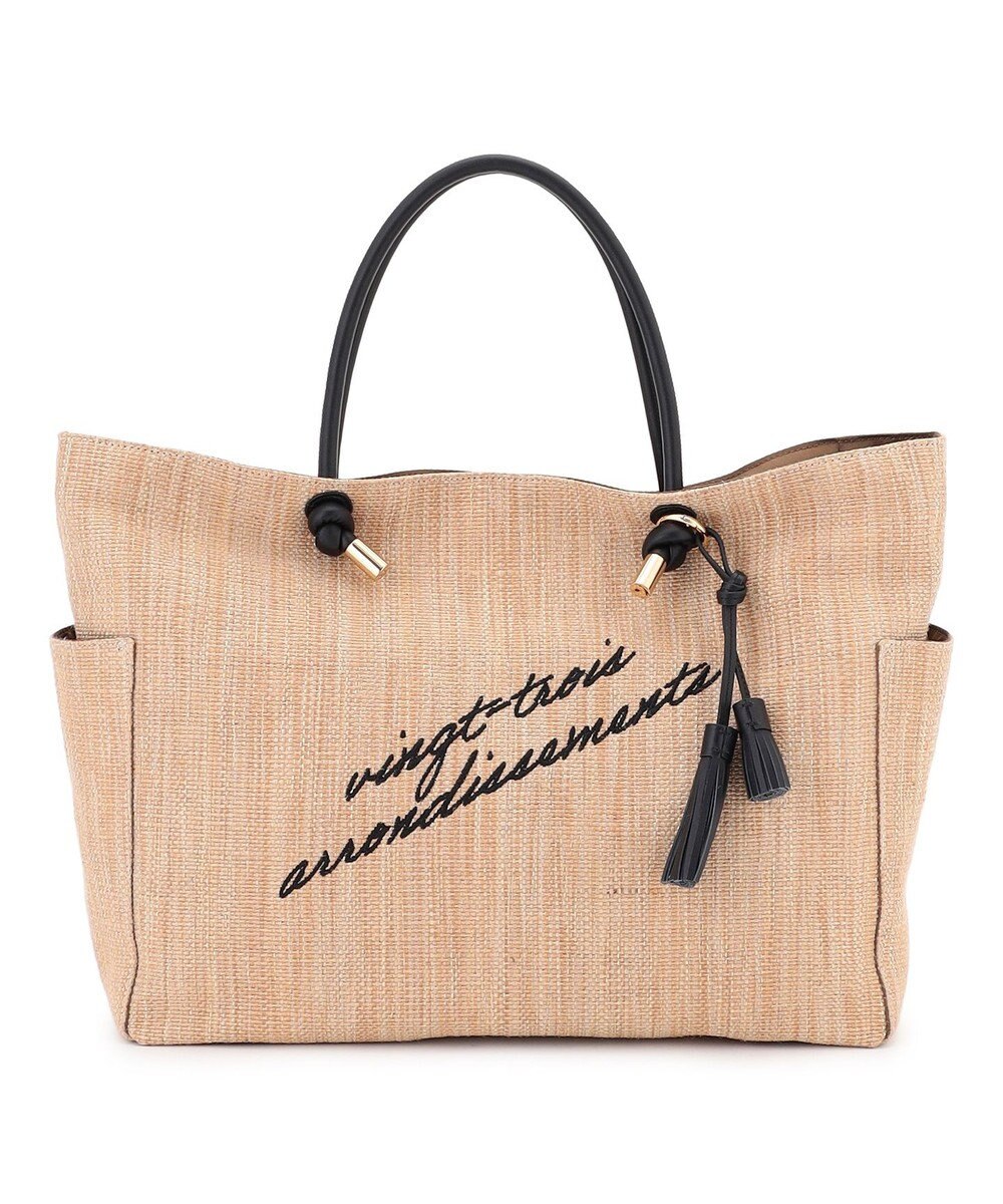 23区 【先行予約】ロゴ刺繍 雑材 トートバッグ 