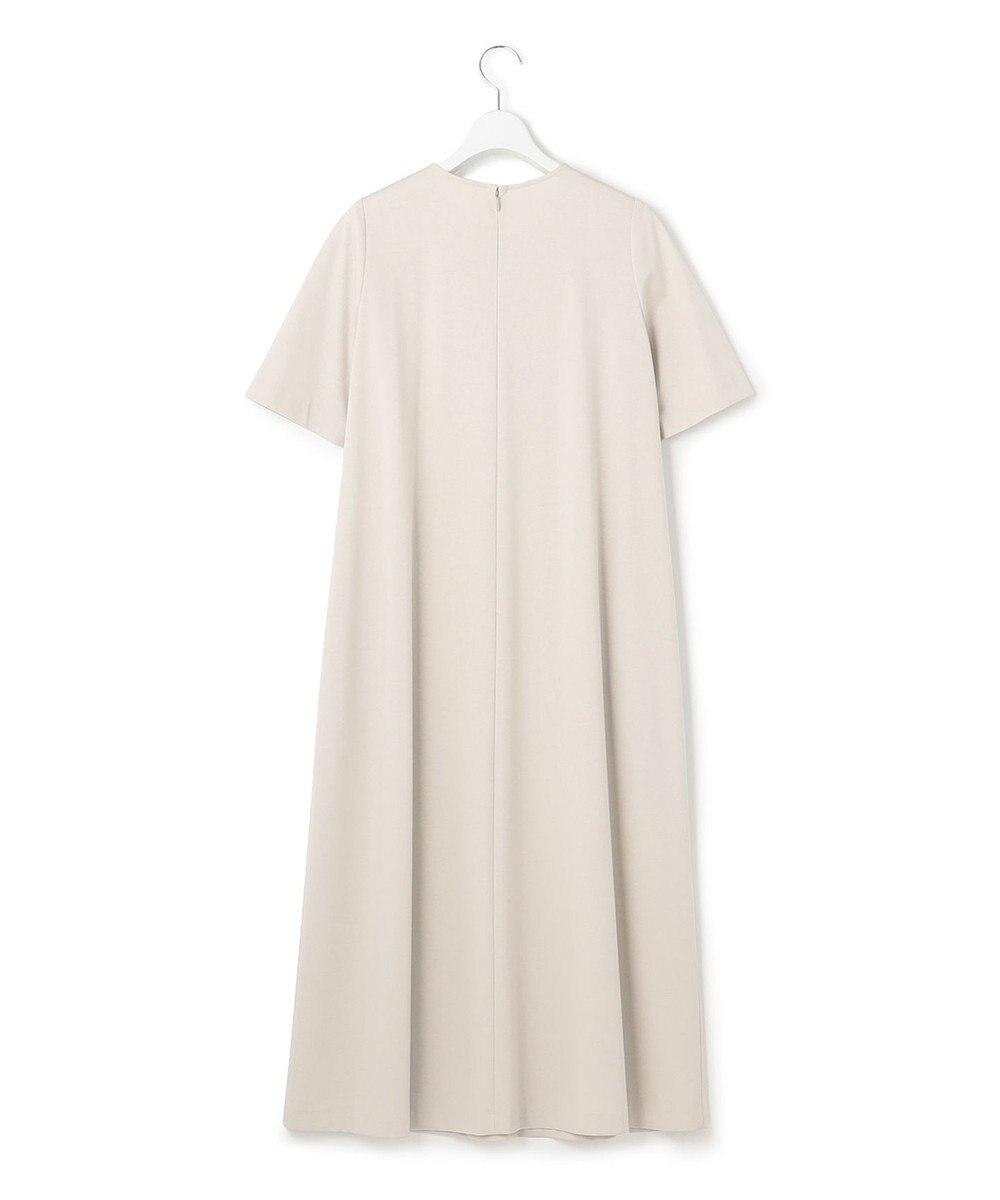 23区 【洗える】ストレッチポンチ Aライン ワンピース 