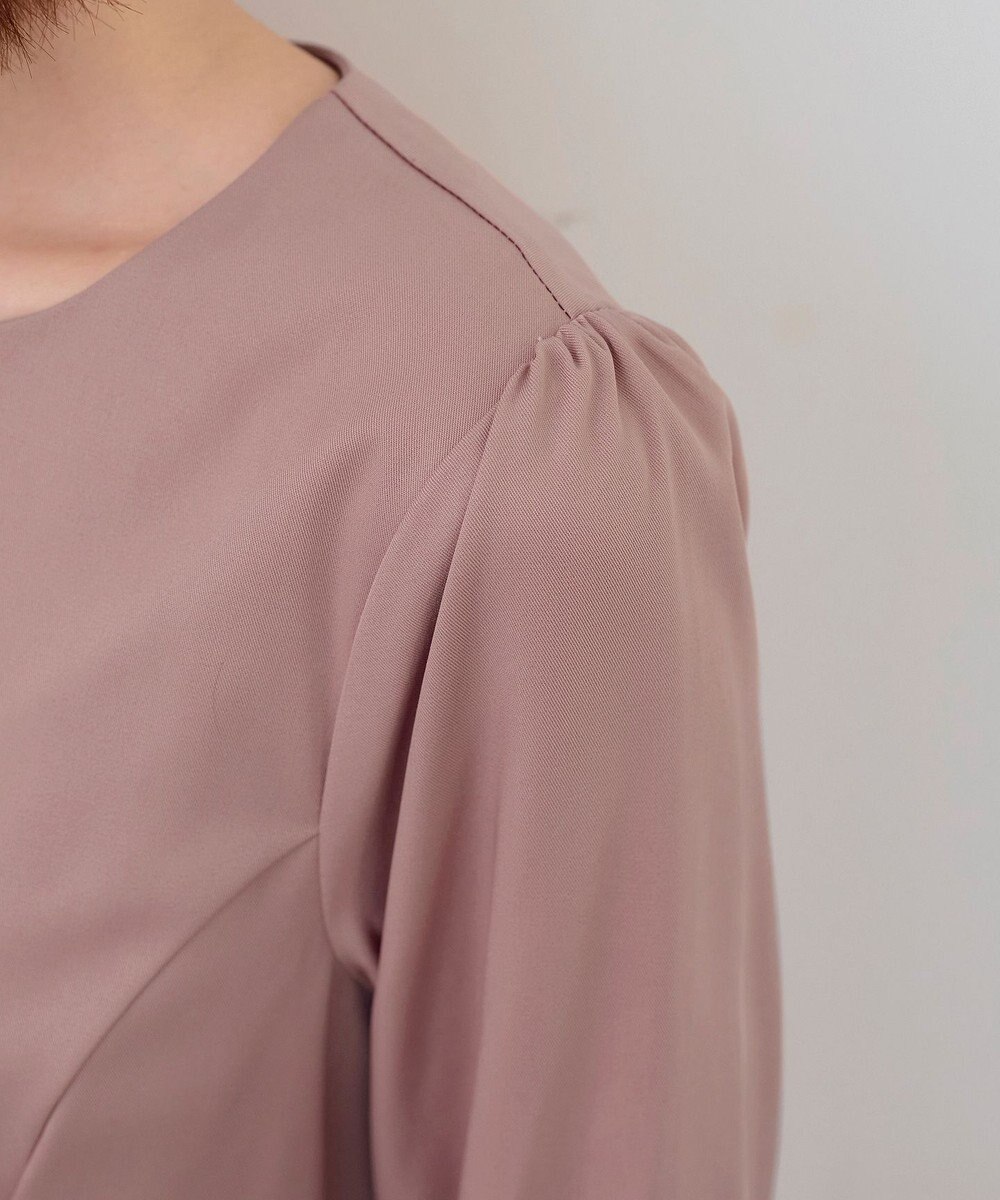 Tiaclasse 【セレモニー・洗える】ハートネックくるみ釦ワンピース 