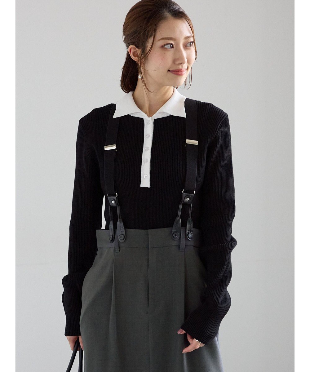 Te chichi パネルパターンアソートリブポロニット 