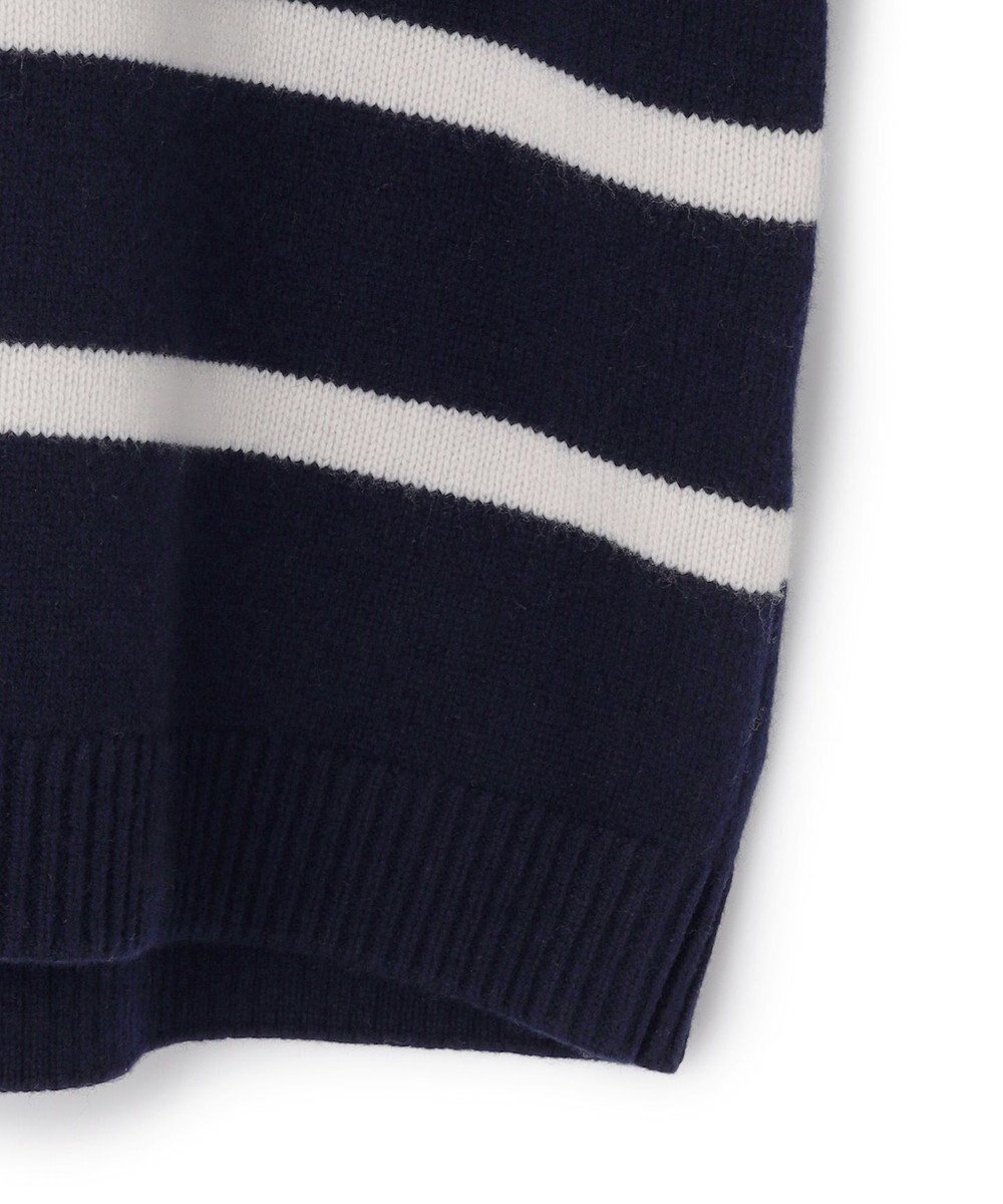 23区 S 【SLOW/一部店舗限定】ソフトウール ボーダー ニット 