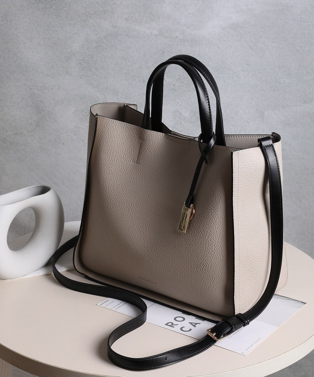 style code 【MERCURYDUO/マーキュリーデュオ】ラージポケット　2WAY ラージトートバッグ　キーリングチャーム付き 