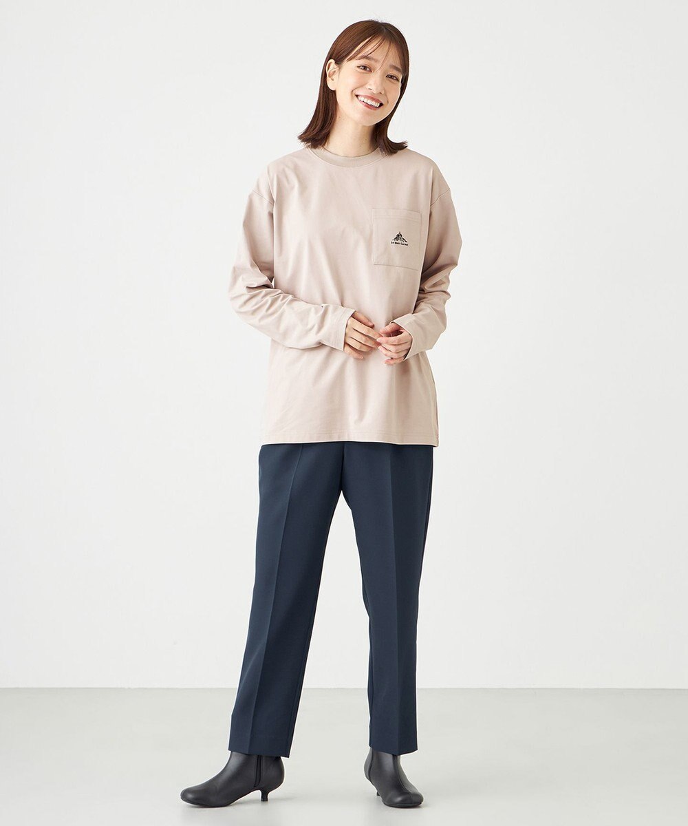 SHARE PARK LADIES 【UVカット・吸水速乾・ストレッチ・軽量 】刺繍ポケットＴシャツ（S・Mサイズ） 