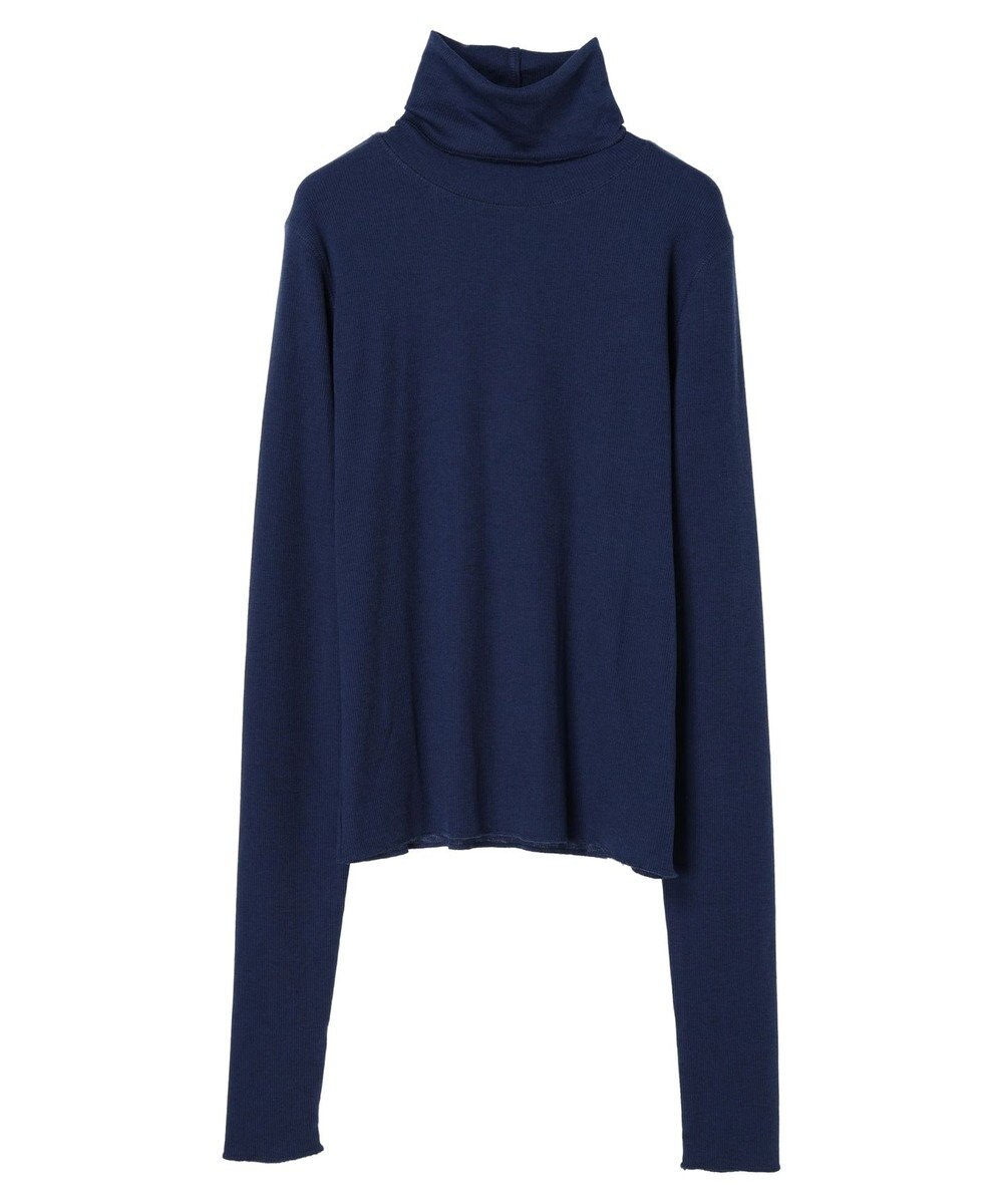 earth music&ecology ＴＲウールブレンドタートルネックプルオーバー 