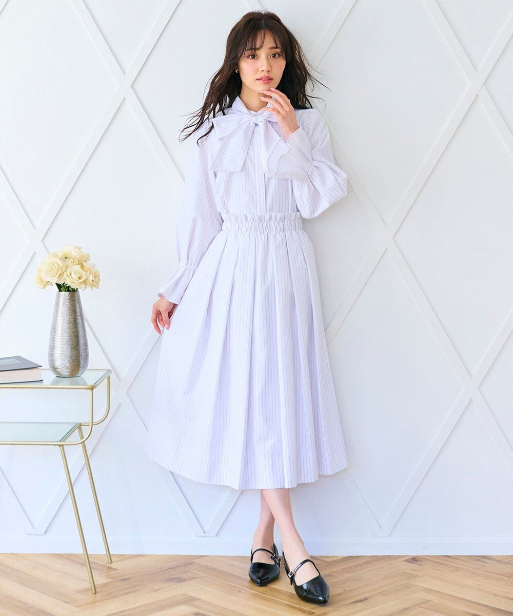 Feroux 【キレイ見えセットアップ対応】オールタック スカート 