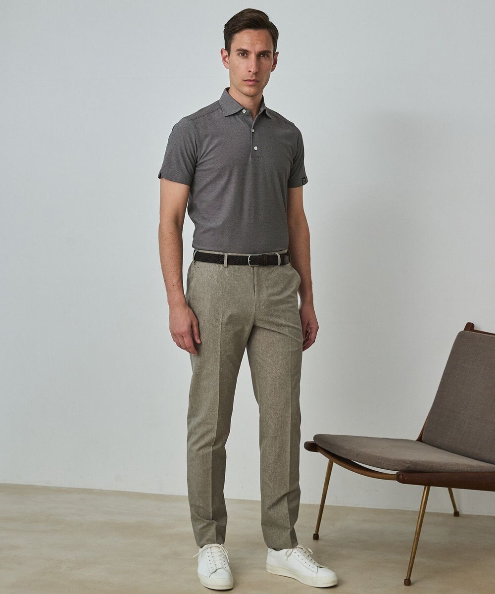 GOTAIRIKU 3年連続売上NO1/キングサイズ登場【仕事で着られる】キレイめ 鹿の子 BIZ ポロシャツ 