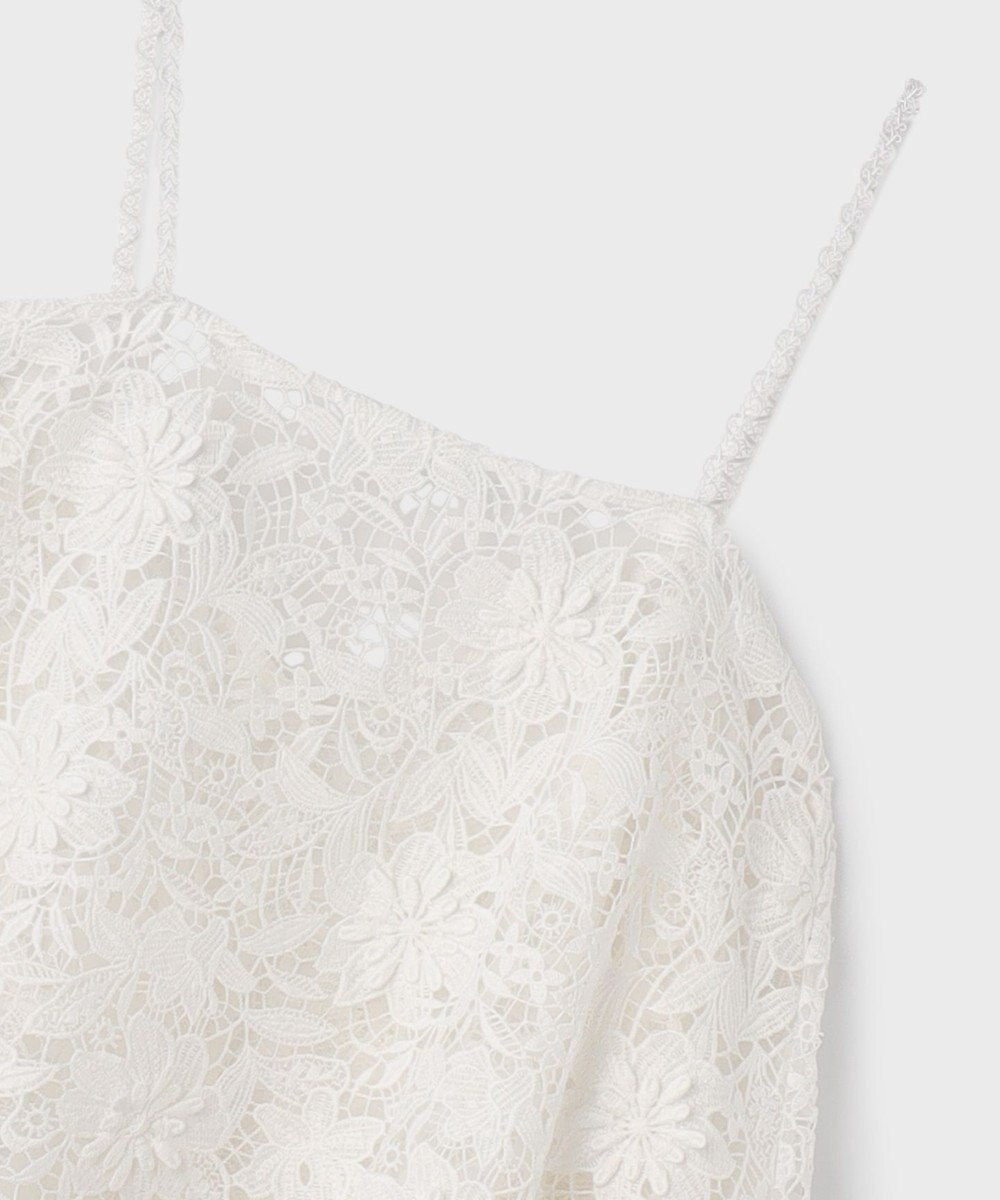 GRACE CONTINENTAL フラワーレースキャミソール 