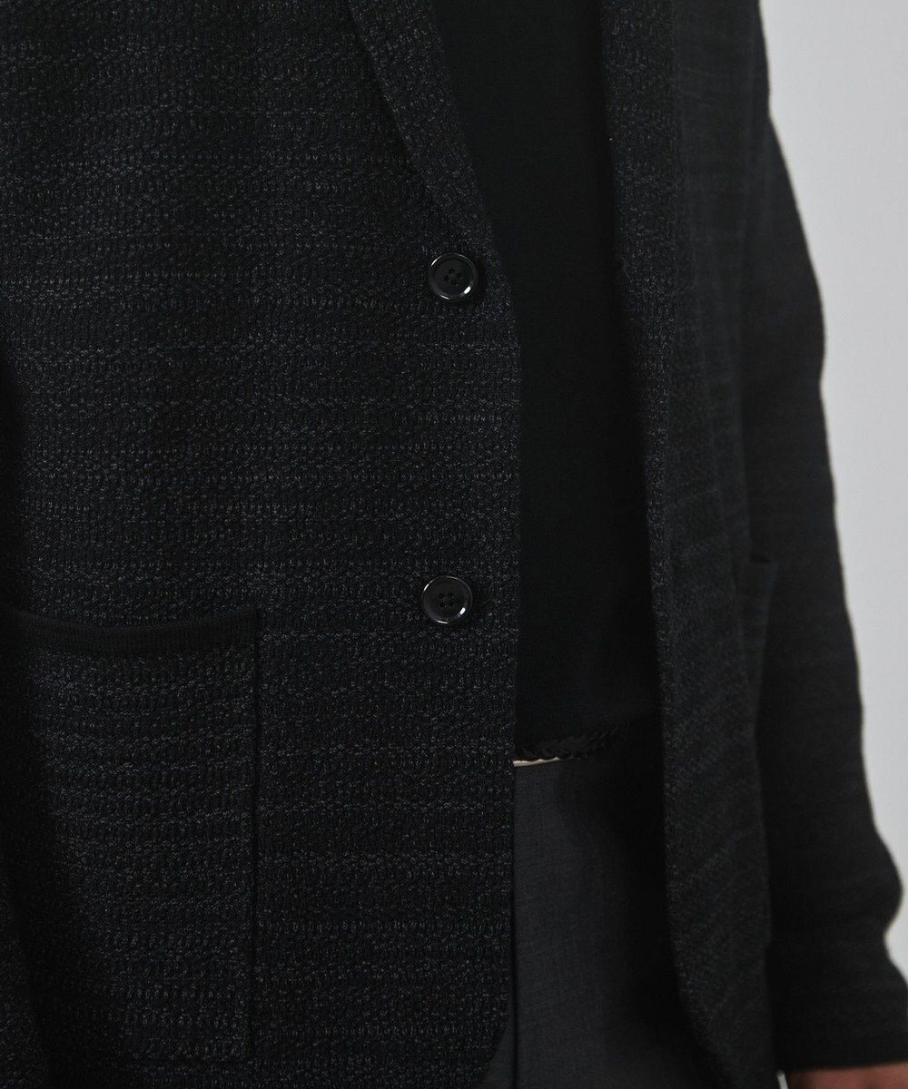 GOTAIRIKU テーラード設計【洗える】ニット カーディガンジャケット 