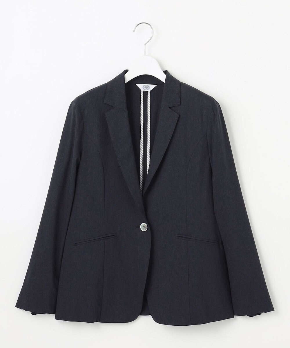 J.PRESS LADIES L 【セットアップ対応】セルロースリネンストレッチ テーラード ジャケット 