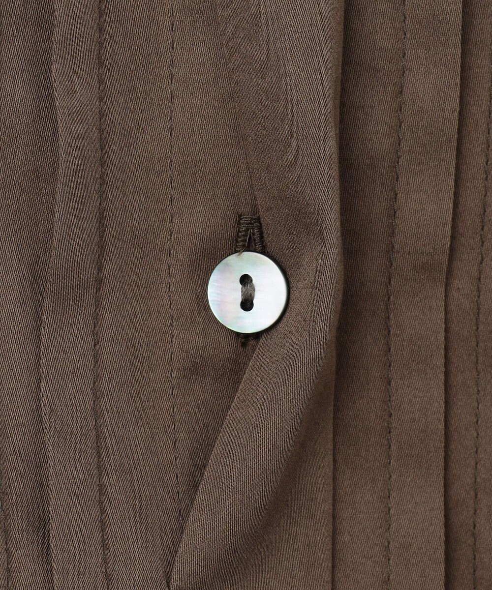 23区 S 【SLOW/一部店舗限定】ウォッシュドコットンサテン ブラウス 