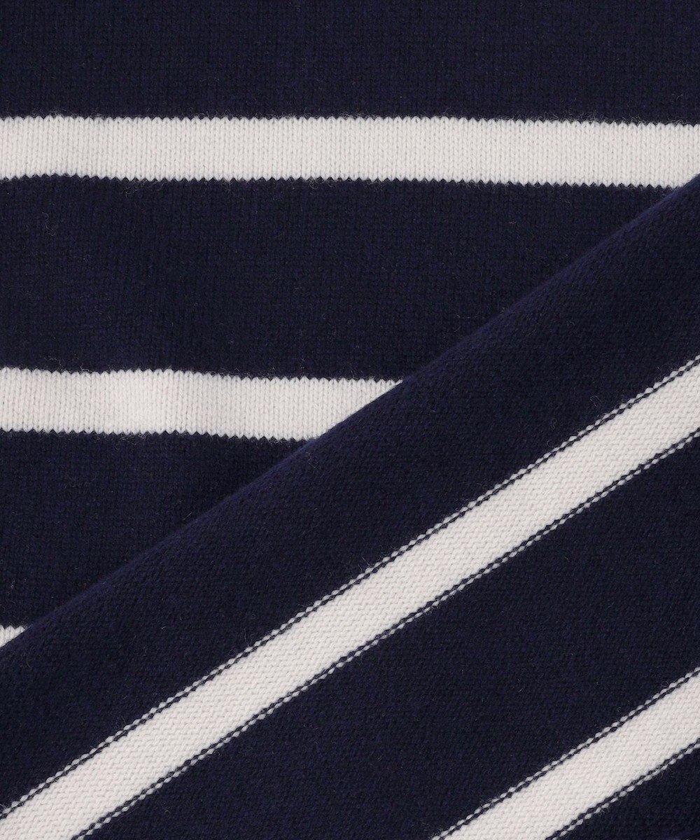 23区 S 【SLOW/一部店舗限定】ソフトウール ボーダー ニット 