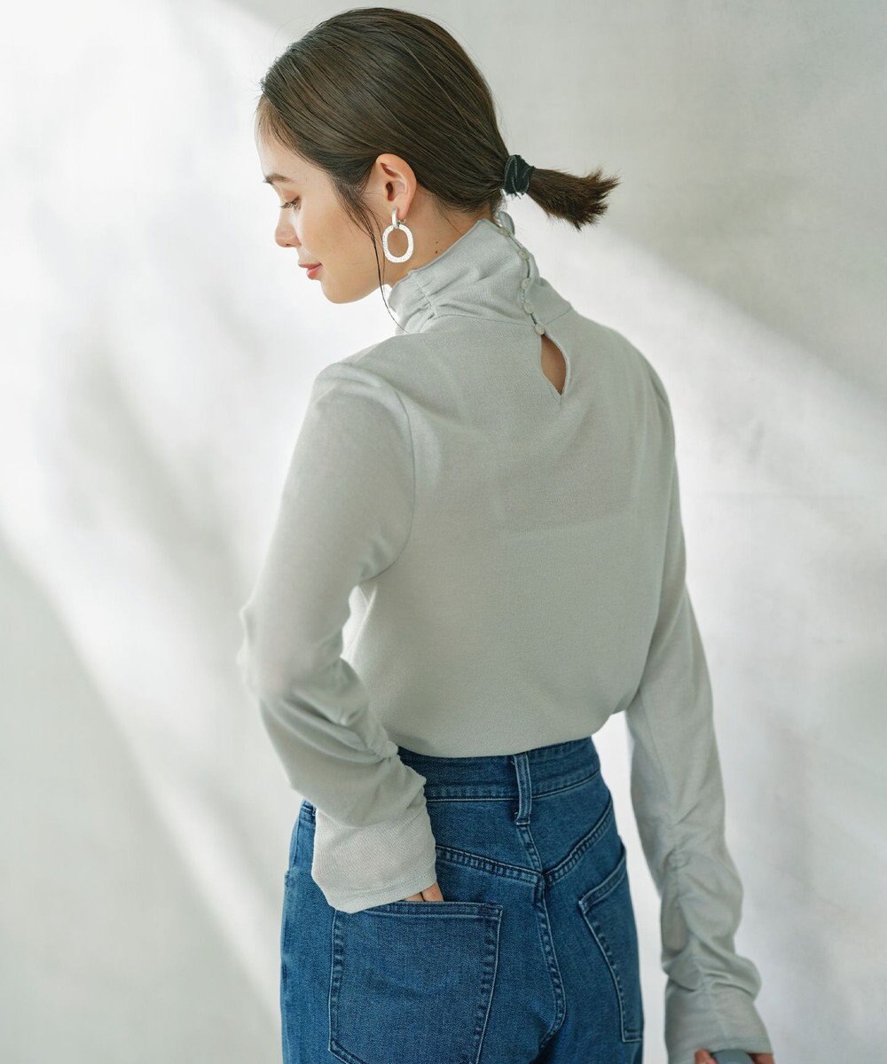 組曲 L シャイニーシアータートル カットソー 