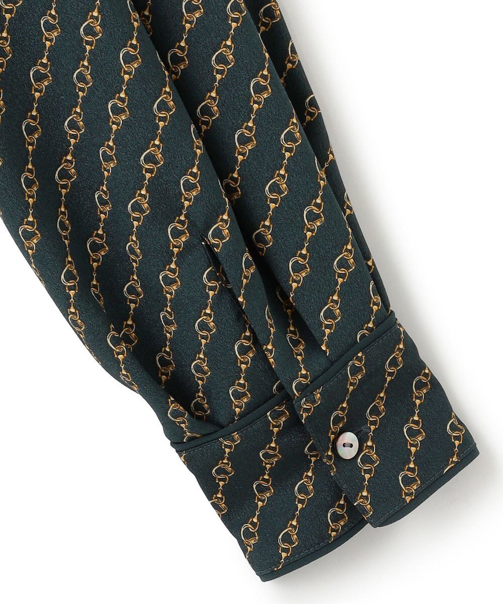 23区 【洗える】Ratti チェーンモチーフ ボウタイ ブラウス 