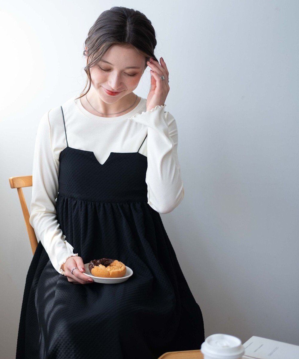 WEGO ソフトタッチクルーネックロンT 