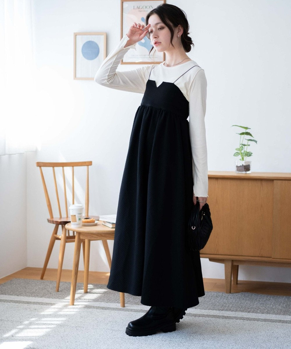 WEGO ソフトタッチクルーネックロンT 