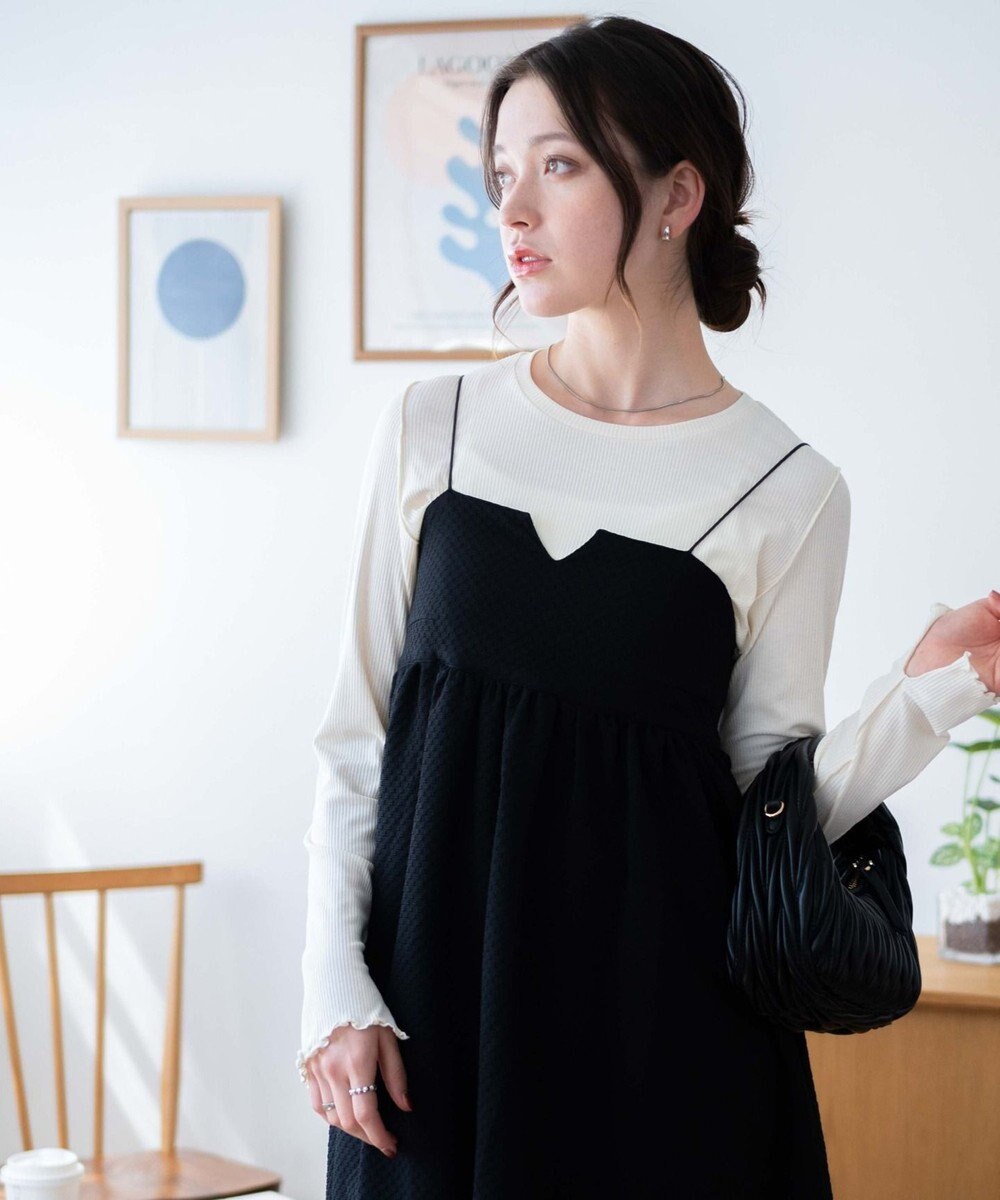 WEGO ソフトタッチクルーネックロンT 