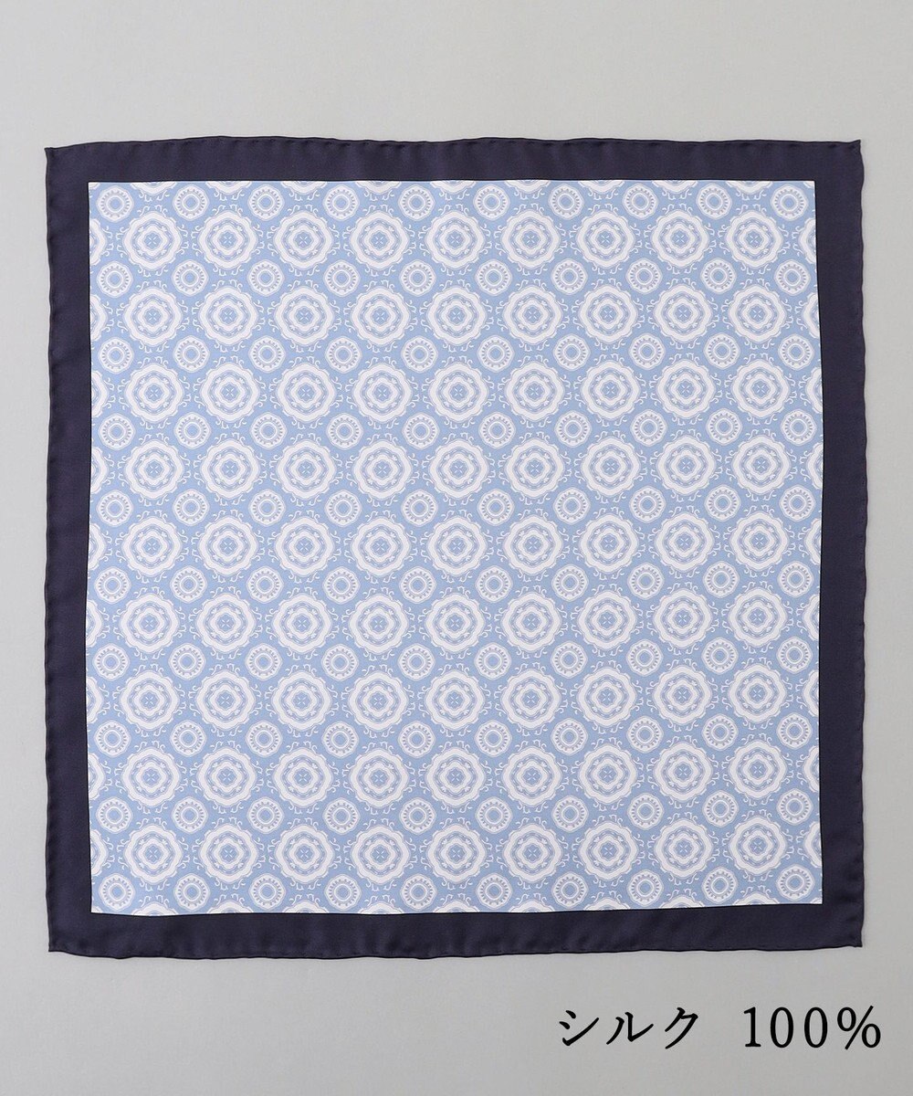 GOTAIRIKU 日本製【シルク100％】オリジナル柄チーフ（26年春夏） 