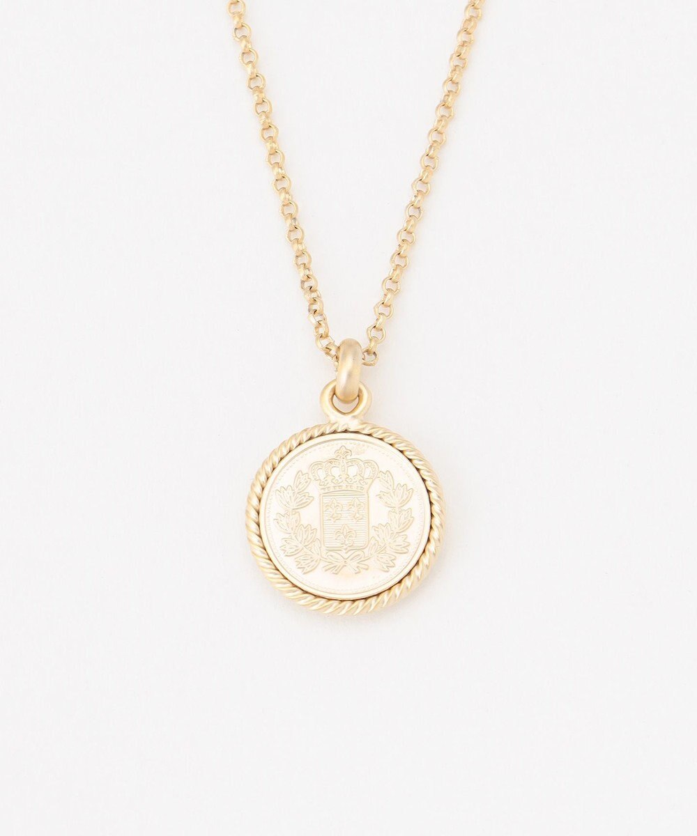 J.PRESS LADIES 【リバーシブル】イニシャルコイン ネックレス 