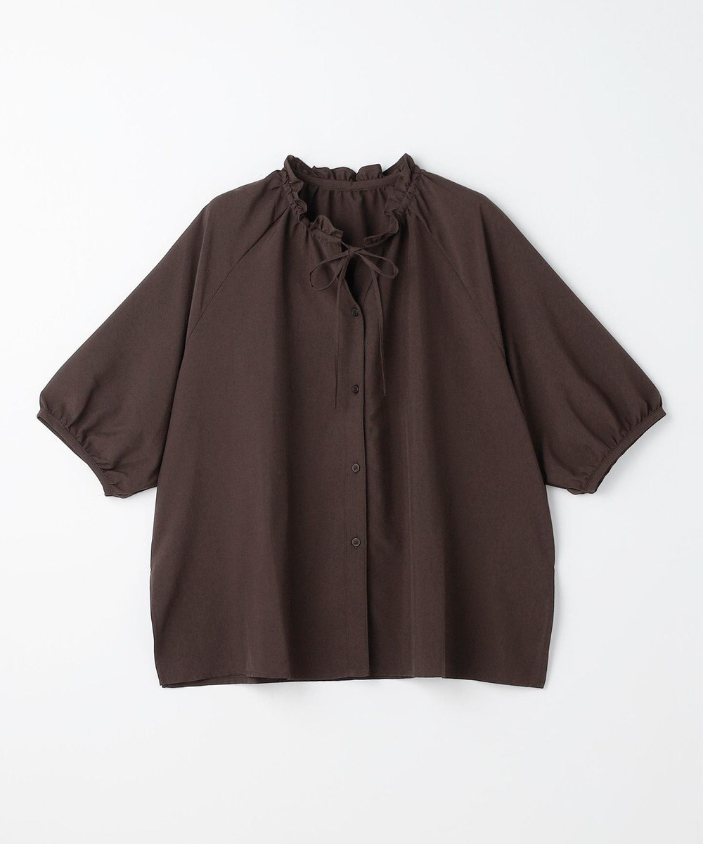 ANY 楽映えフリルネックブラウス（セットアップ着用可） 