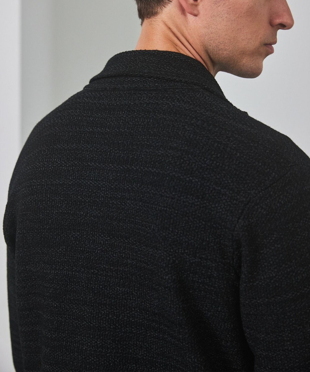 GOTAIRIKU テーラード設計【洗える】ニット カーディガンジャケット 