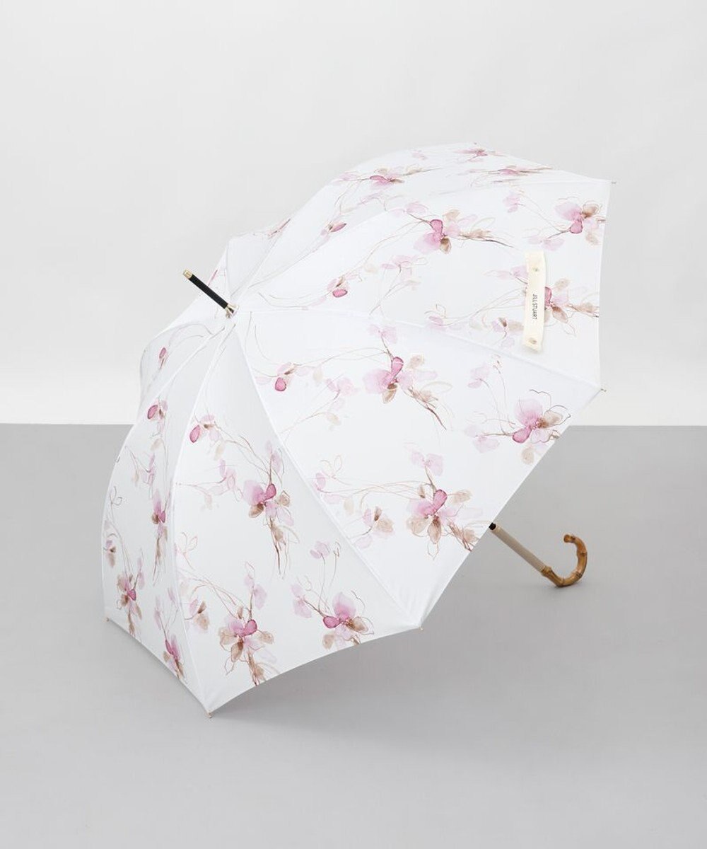 AURORA 【 JILL STUART（ジル スチュアート）】グラデーションフラワープリント雨傘(長傘) 