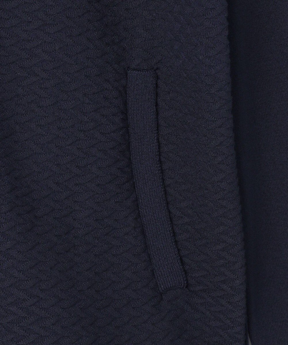 JOSEPH ABBOUD 【サステイナブル・オーガニックコットン使用】オーガニッククールニットジップ カーディガン 