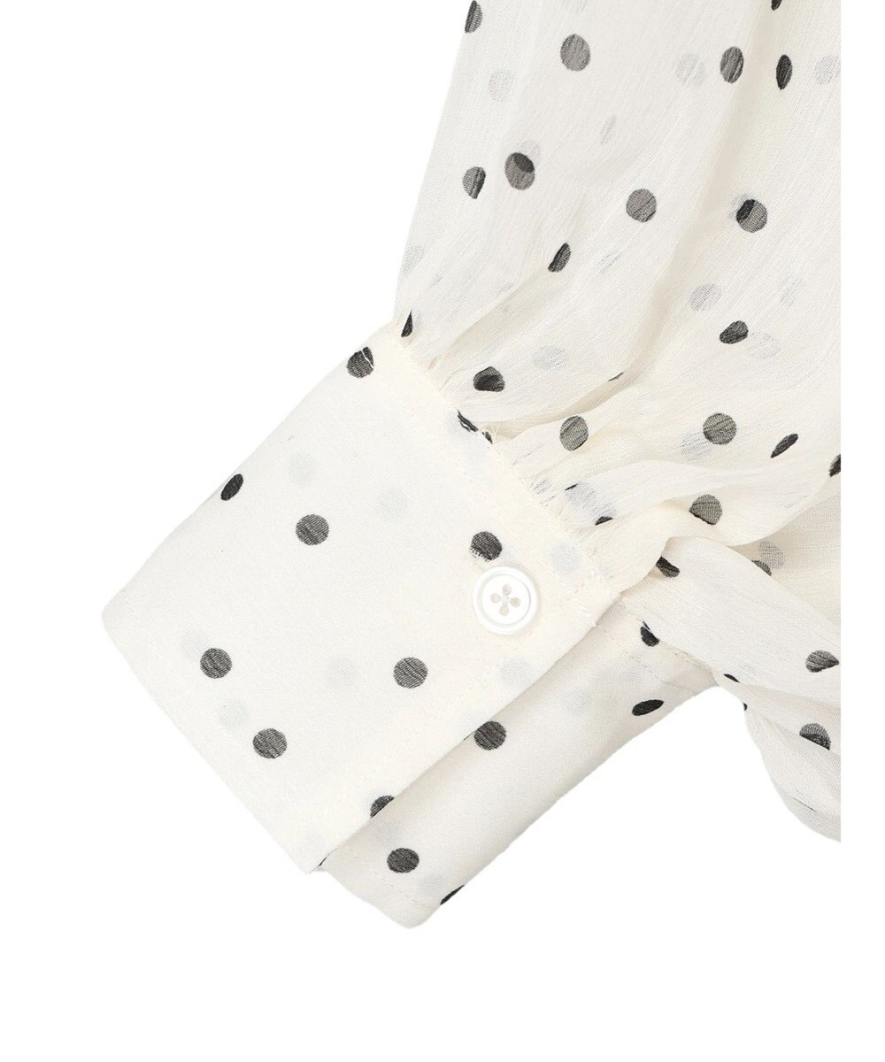 Green Parks AnriettMusee シアーボウタイブラウス 