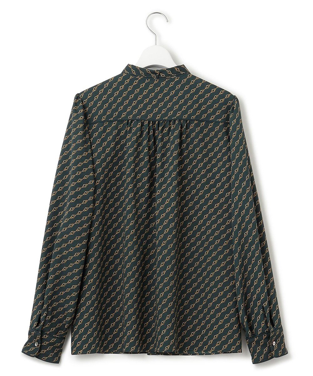 23区 【洗える】Ratti チェーンモチーフ ボウタイ ブラウス 