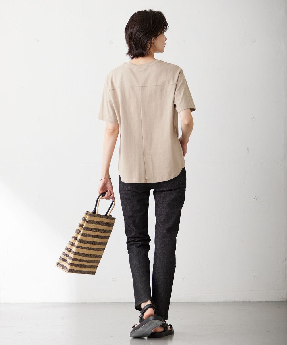 J.PRESS LADIES S エンブロイダリー ロゴ Tシャツ 