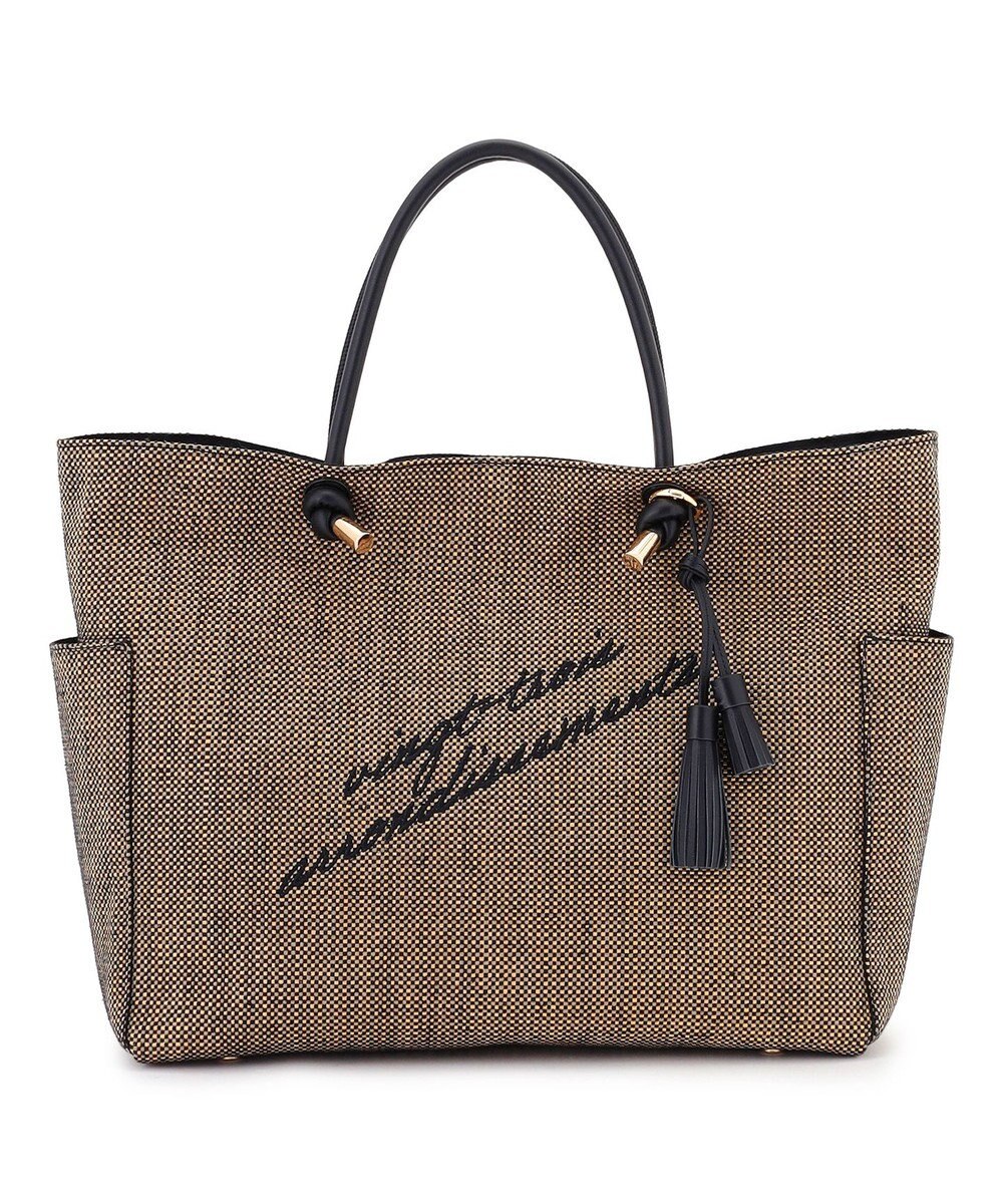 23区 【先行予約】ロゴ刺繍 雑材 トートバッグ 