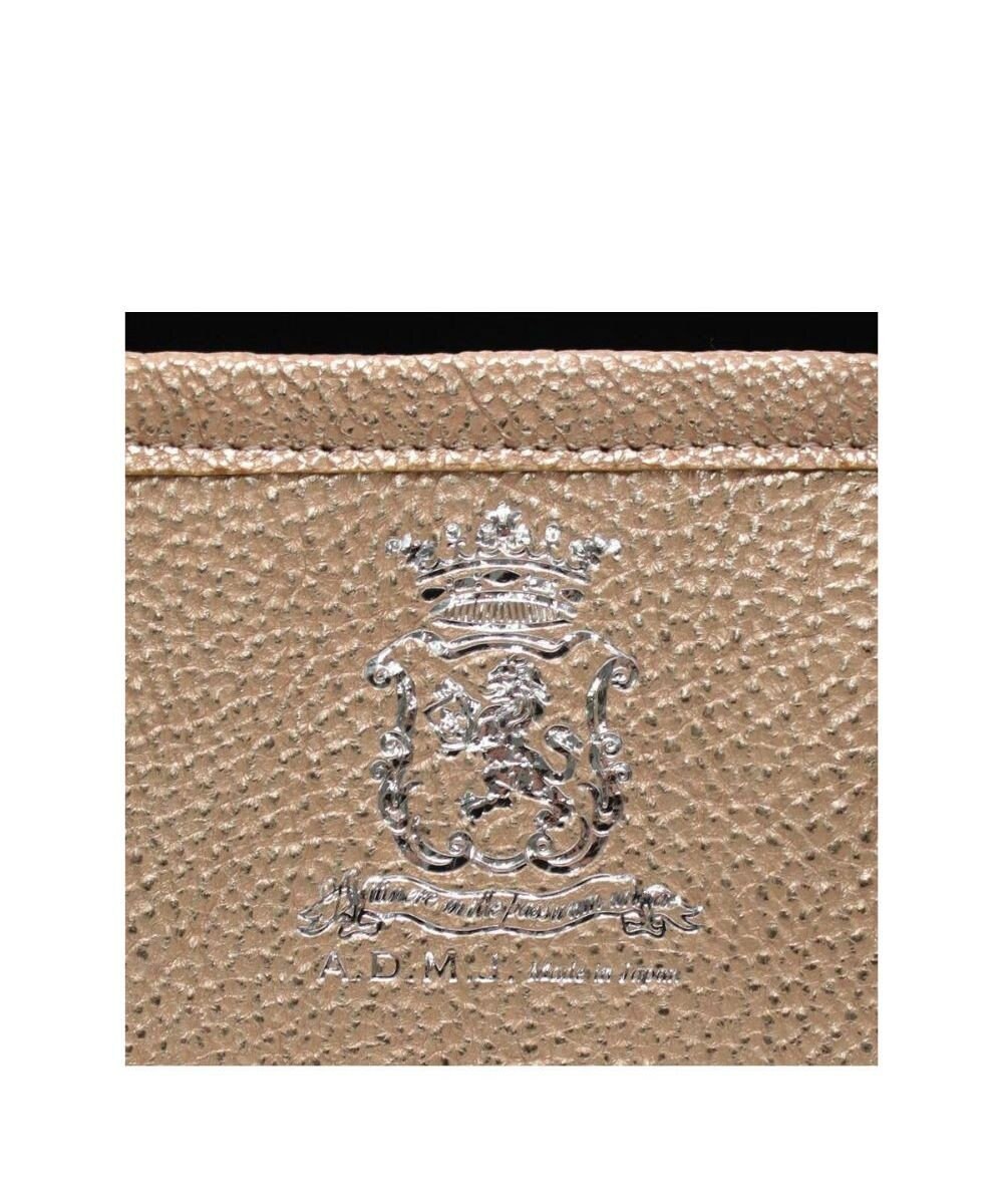 A.D.M.J. 【牛革】メタリックレザー/ヘリ巻きベルトトートM(Dカン+) 