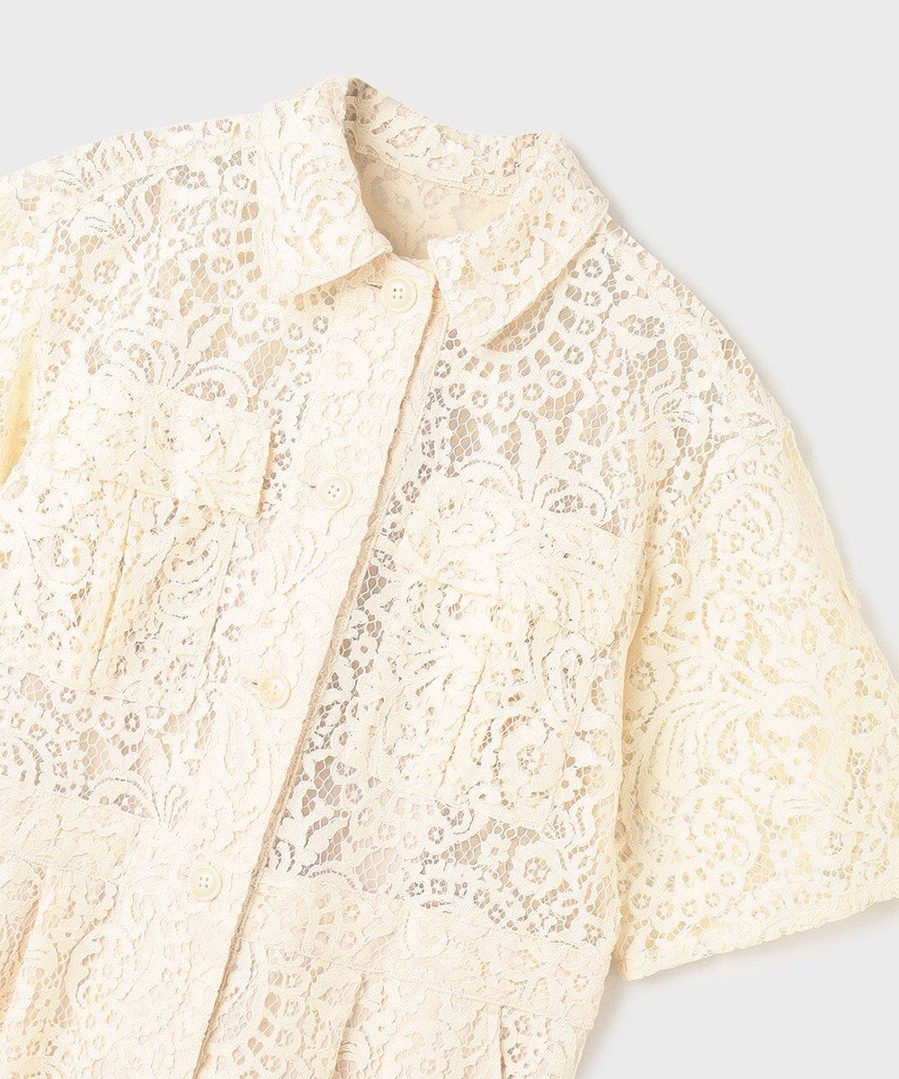 GRACE CONTINENTAL コードレースジャンプスーツ 