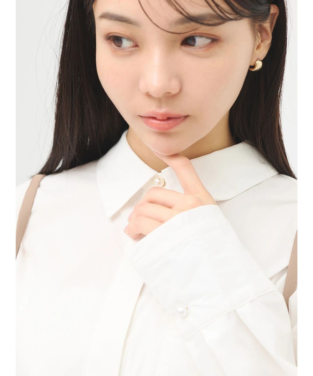 earth music&ecology パールボタンシャツ 