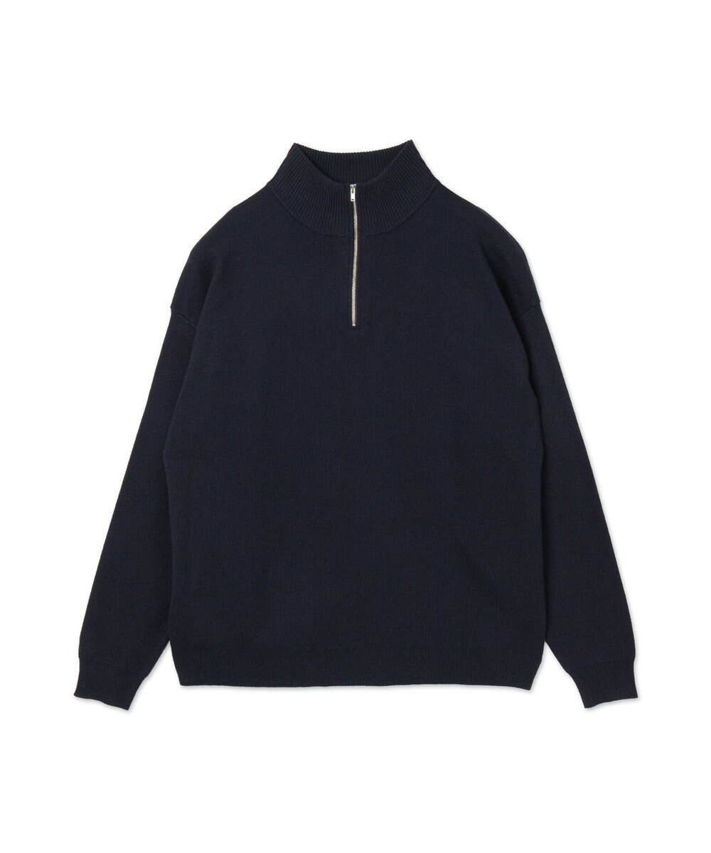 WEGO 【ユニセックス着用ITEM】ミラノリブハーフジッププルオーバー 