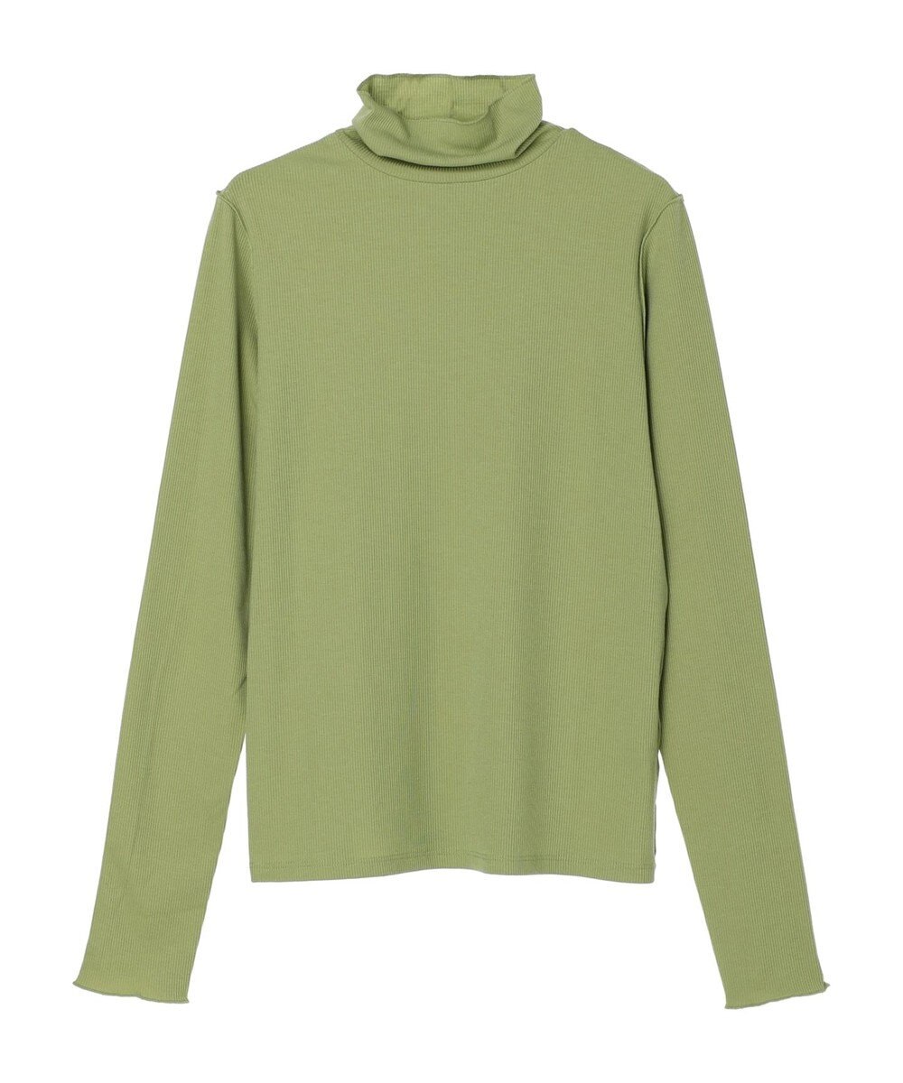 Green Parks カットリブタートルネックプルオーバー 