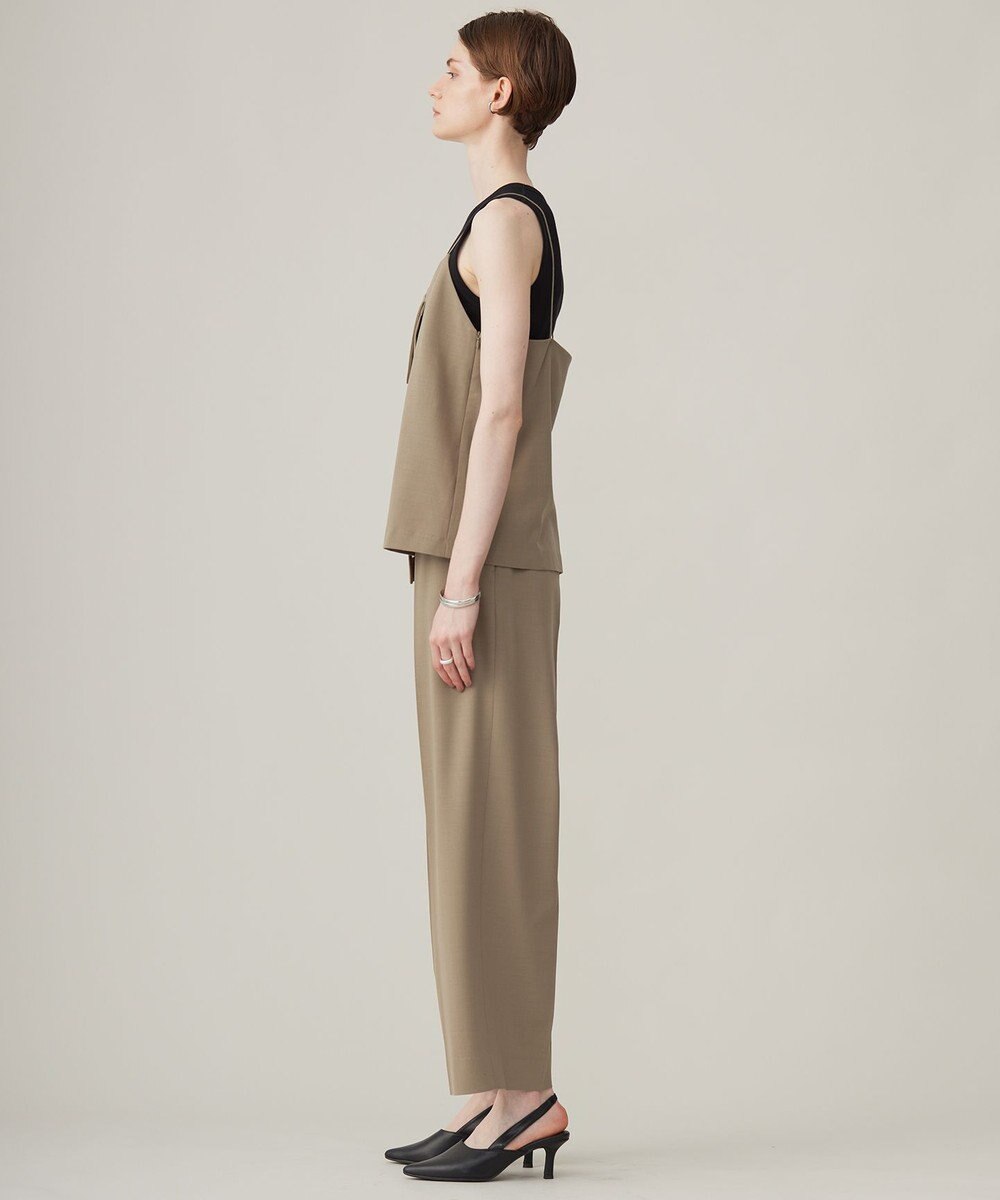 ICB L 【洗える】ウール2WAYストレッチ キャミソールブラウス 