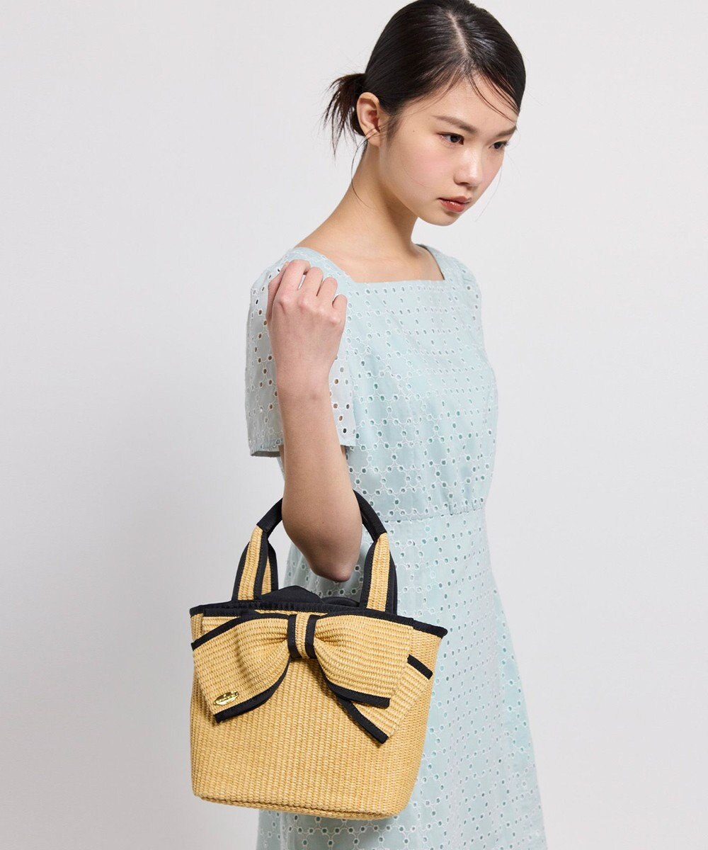 TOCCA BIG RIBBON SUMMER POCHETTE かごバッグ 