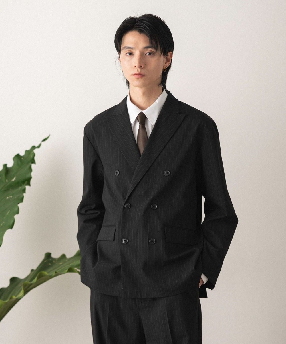 WEGO 【フォーマル/セットアップ対応】ダブルテーラードジャケット 