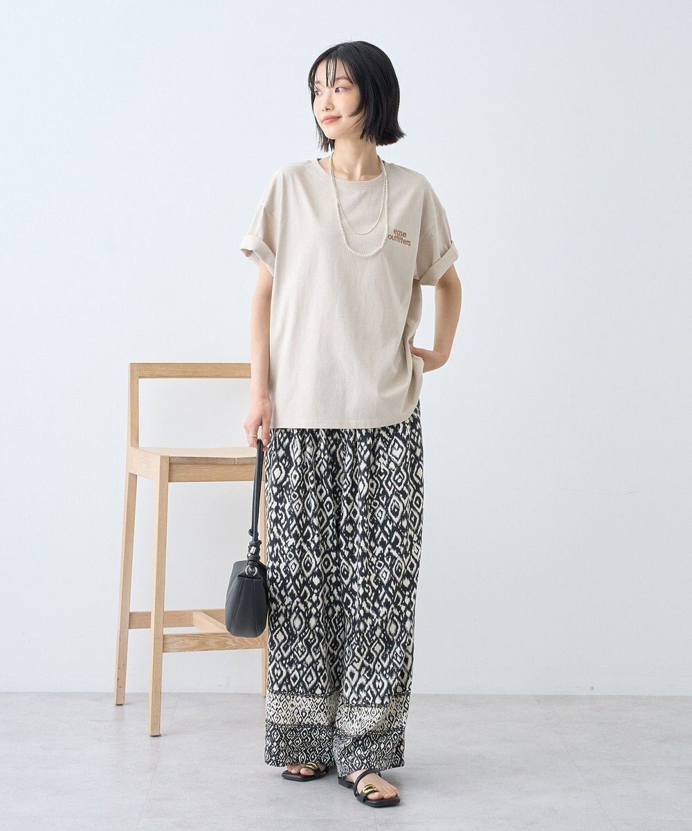AMERICAN HOLIC 刺繍&フォトプリントTシャツ 