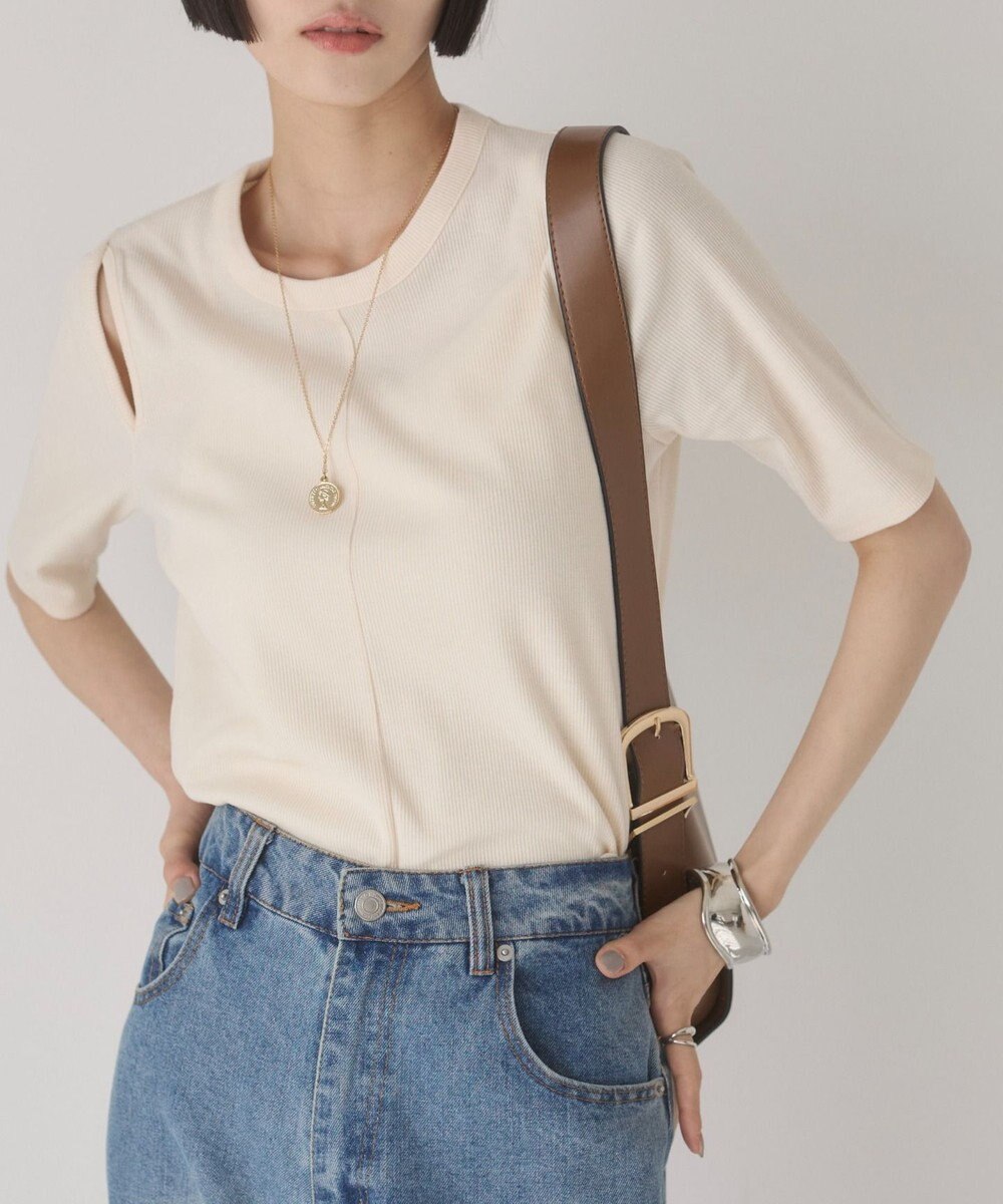 WEGO 【ANGIE VINTAGE】カットアウトリブトップス 
