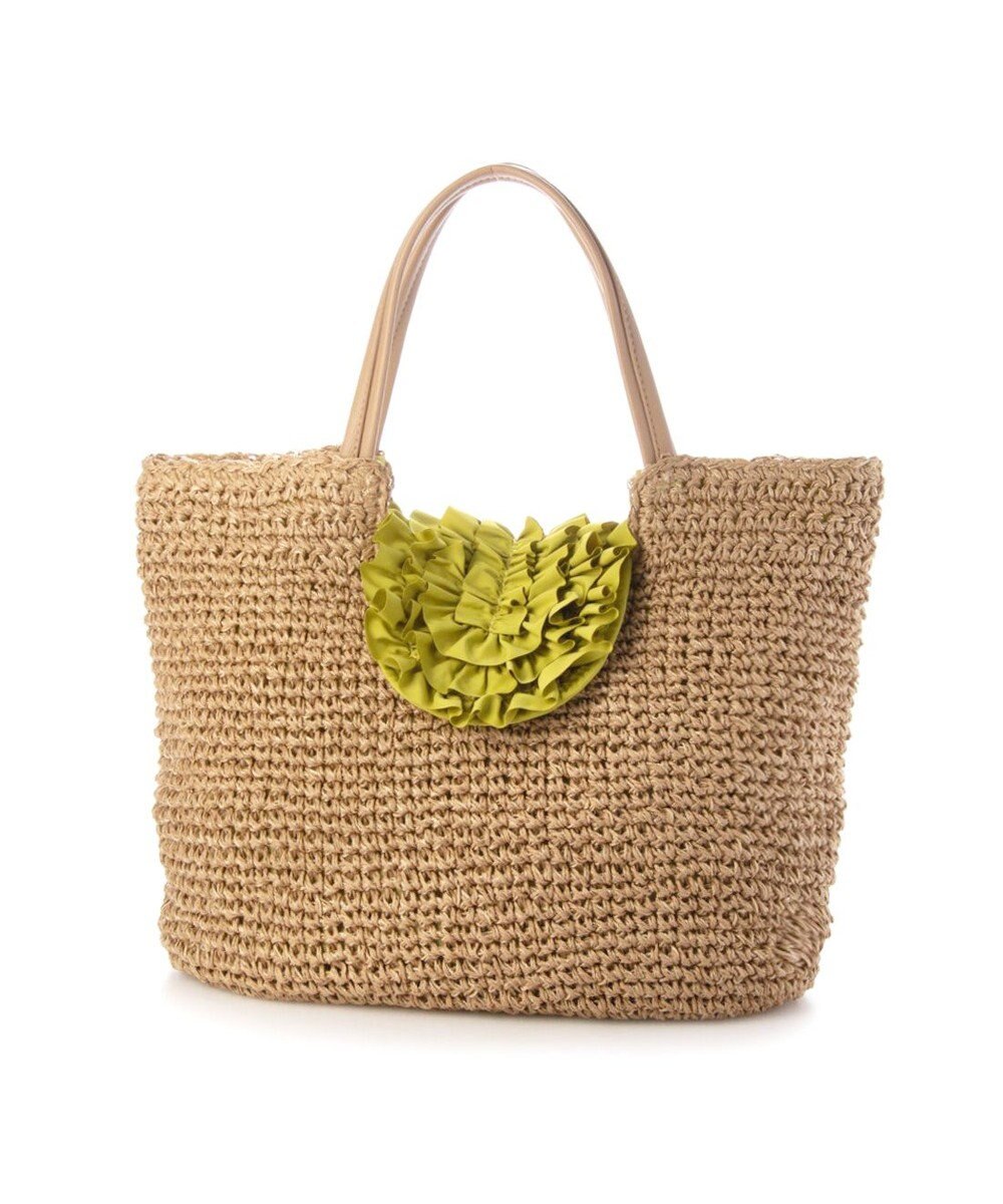 UNBILLION カシュカシュ cachecache / フリルフラップクロッシェトート 