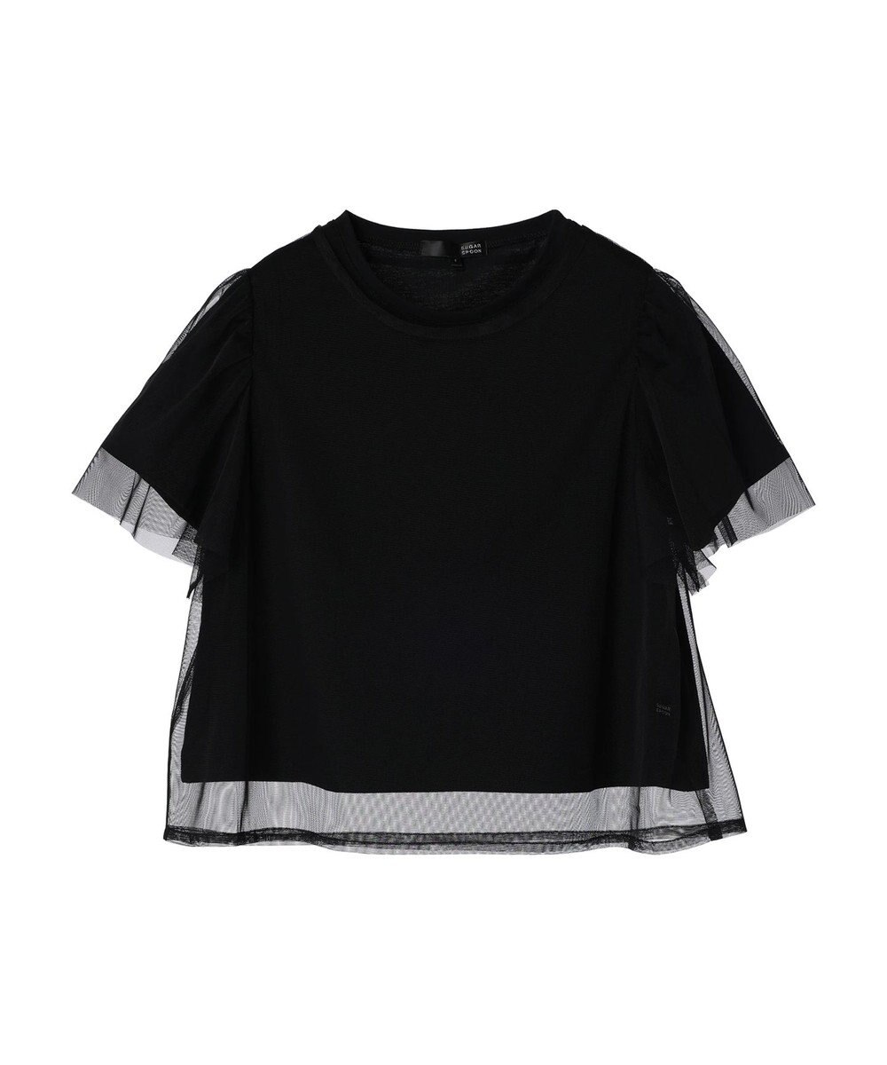 Green Parks ・ＳＵＧＡＲ　ＳＰＯＯＮ　ＳＥＴ２点チュールＴ＋カットＴ 