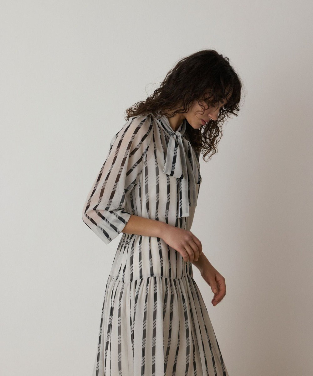 GRACE CONTINENTAL ハートストライプワンピース 