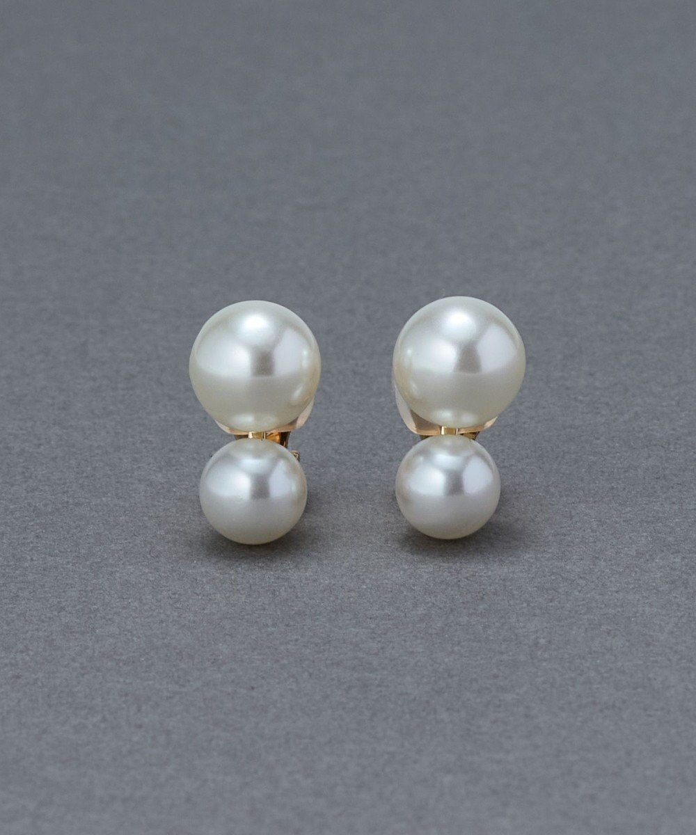 Phoebe ≪雑誌掲載≫ツインパールイヤリング 